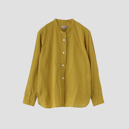 PIECE DYED WASHED COTTON SHIRT
