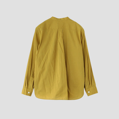 PIECE DYED WASHED COTTON SHIRT