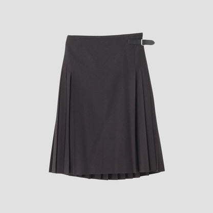 FINE WOOL FLANNEL SKIRT