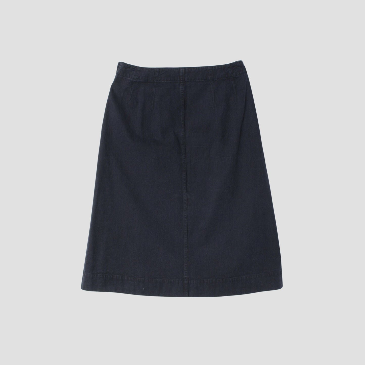 FADED COTTON TWILL SKIRT
