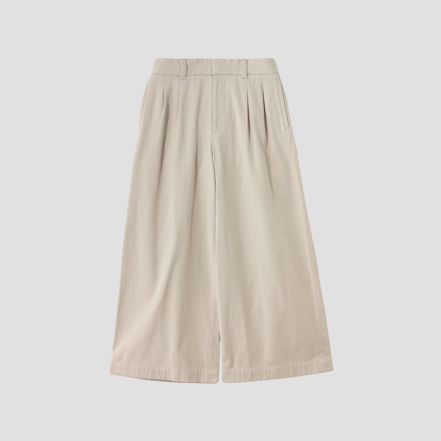 COTTON TWILL TROUSERS