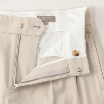 COTTON TWILL TROUSERS