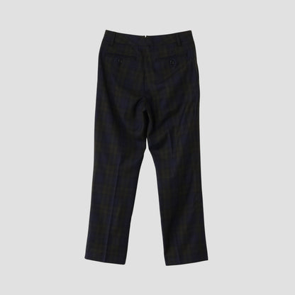 WOOL BLACKWATCH TROUSERS