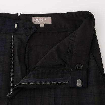 WOOL BLACKWATCH TROUSERS