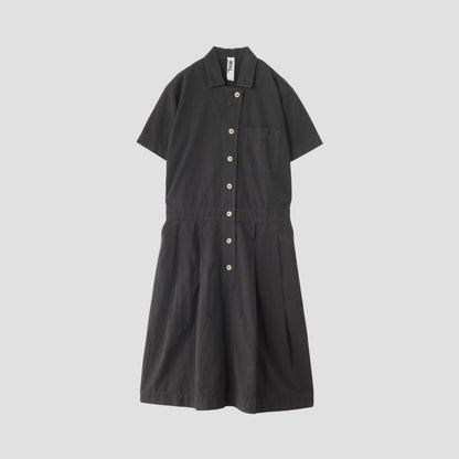 DENSE COTTON LINEN DRESS