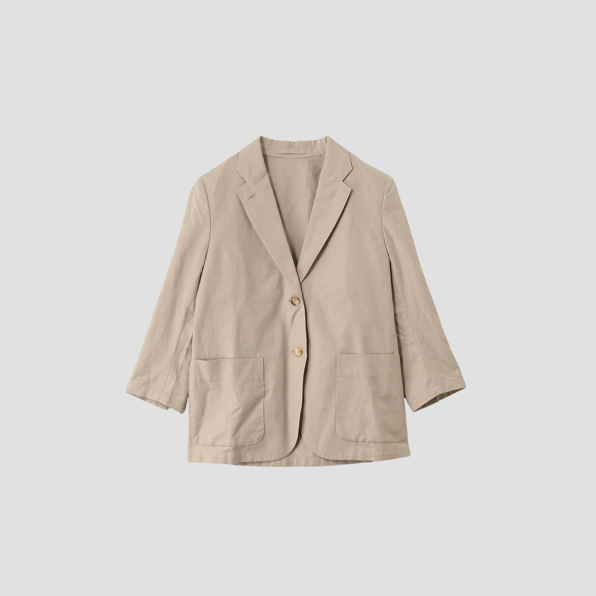 COTTON LINEN OXFORD JACKET