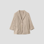 COTTON LINEN OXFORD JACKET