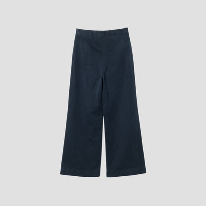 COTTON LINEN TWILL TROUSERS