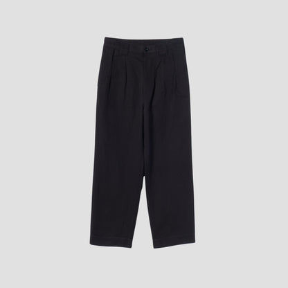 LIGHTWEIGHT COTTON LINEN TWILL TROUSERS