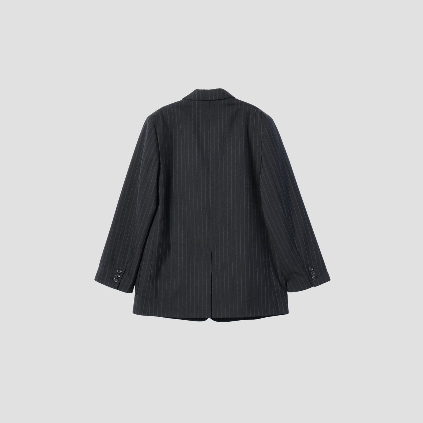 STRIPE WOOL PLAINWEAVE JACKET