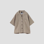 FADED LINEN COTTON PLAINWEAVE SHIRT