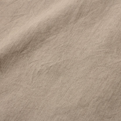 FADED LINEN COTTON PLAINWEAVE SHIRT