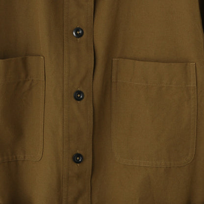 WOOL COTTON TWILL DRESS