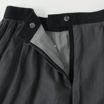 LINEN VOILE SKIRT