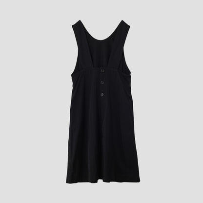 GLAZED COTTON CUPRA DRESS