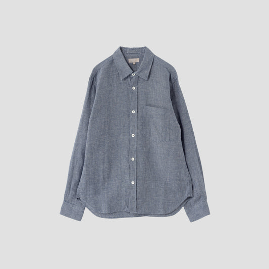 GRAPH CHECK LINEN SHIRT