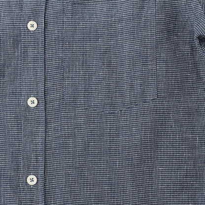 GRAPH CHECK LINEN SHIRT