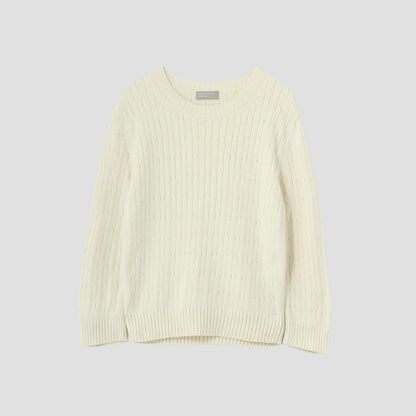 SOFT COTTON CABLE KNIT