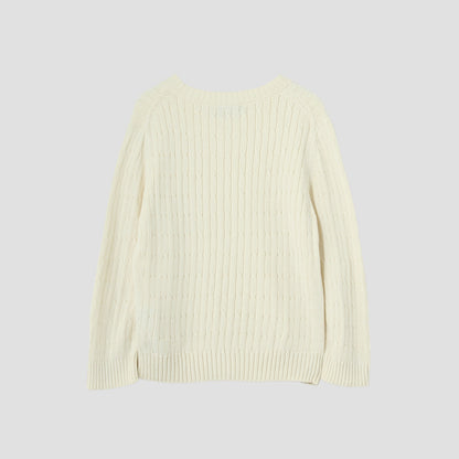 SOFT COTTON CABLE KNIT