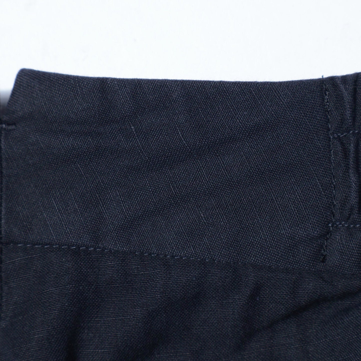 COTTON LINEN PLAIN WEAVE TROUSERS