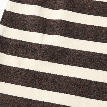 FADED STRIPE COTTON JERSEY