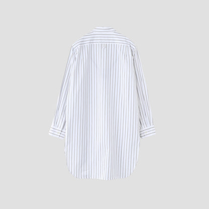 TRIPLE STRIPE COTTON POPLIN SHIRT