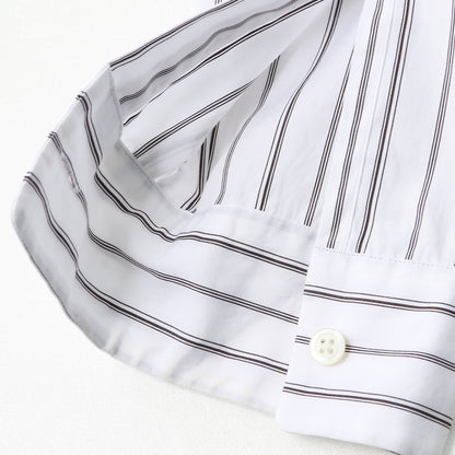 TRIPLE STRIPE COTTON POPLIN SHIRT