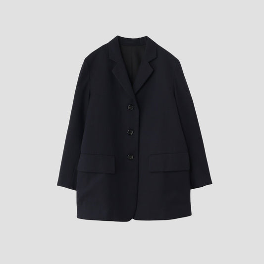 WOOL COTTON GABARDINE COAT