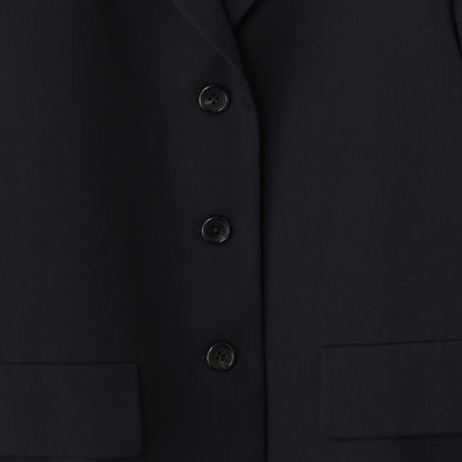 WOOL COTTON GABARDINE COAT
