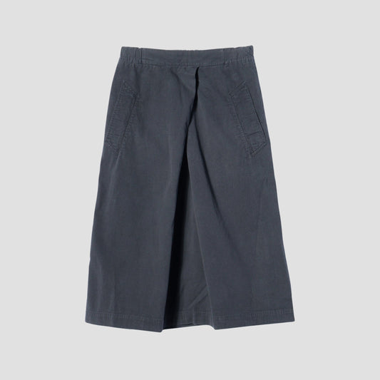 WASHED COTTON LINEN SKIRT
