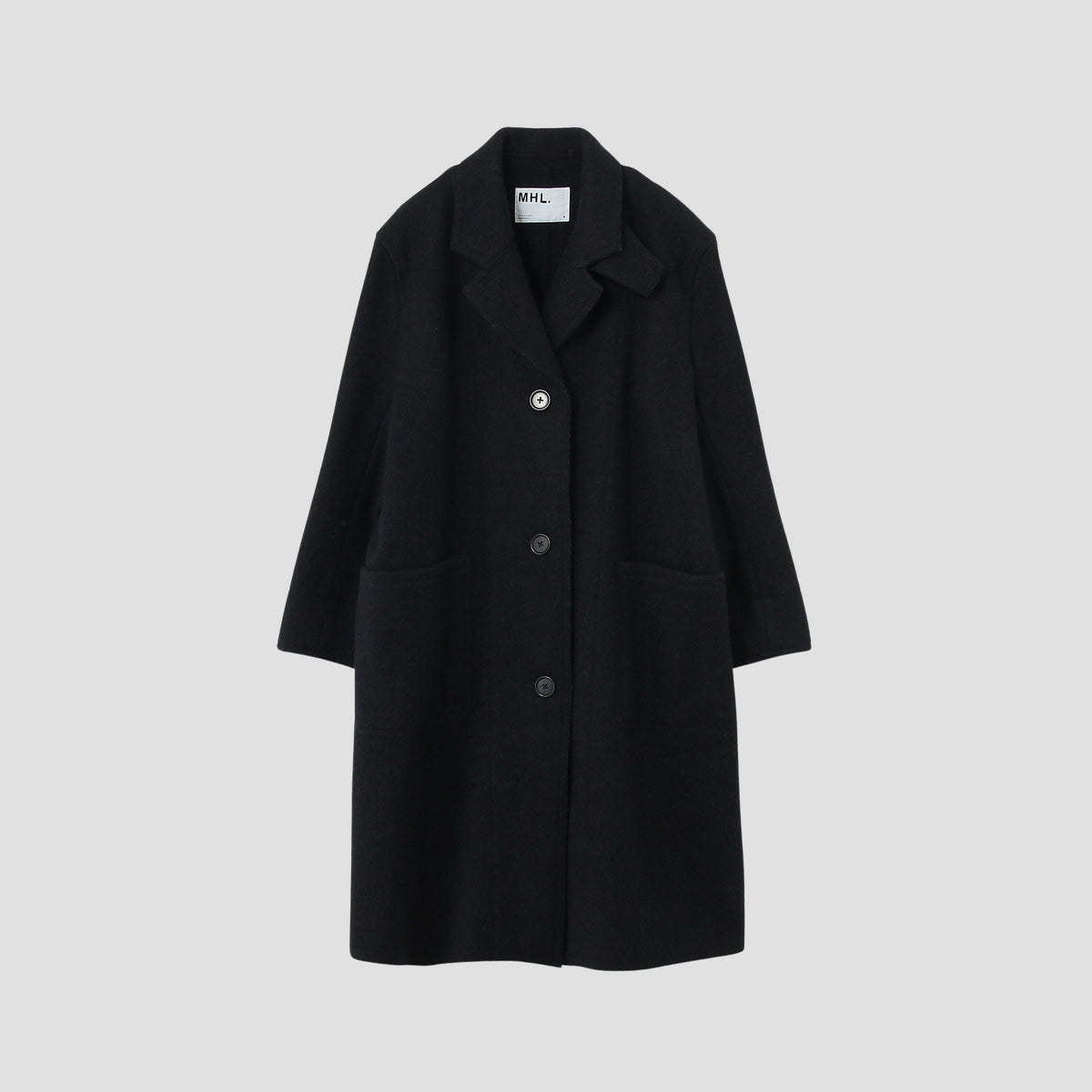 HEAVY WOOL MELTON COAT
