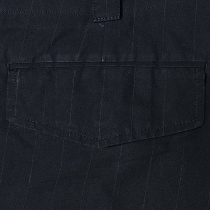 DENSE COTTON STRIPE TROUSERS