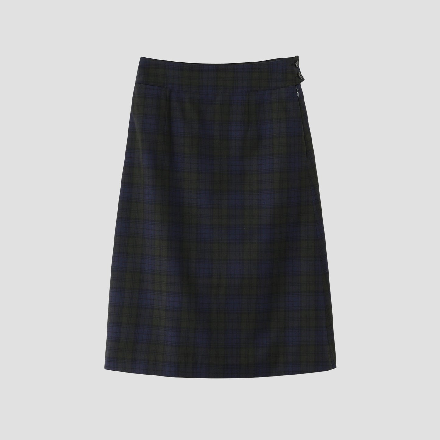 WOOL BLACKWATCH SKIRT