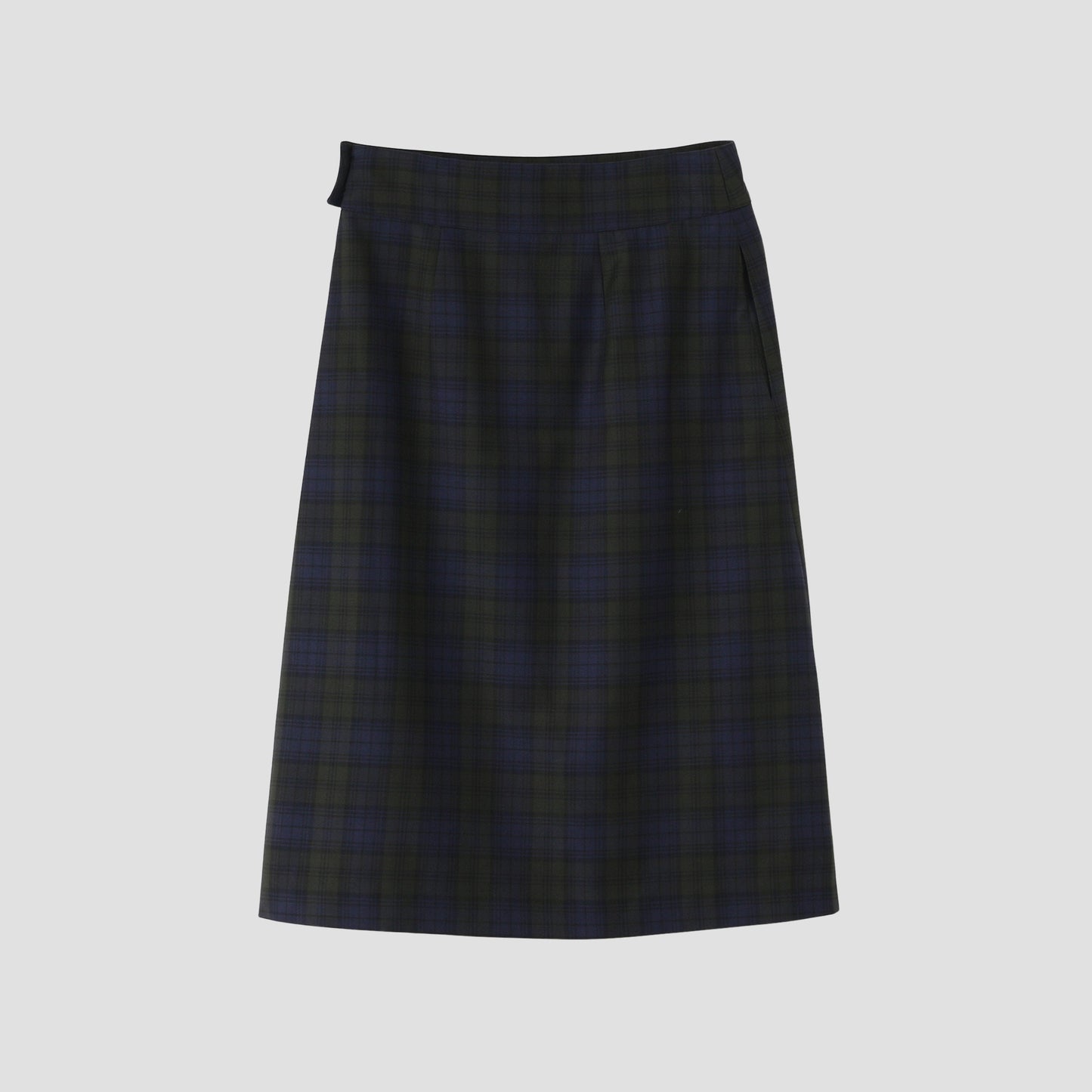 WOOL BLACKWATCH SKIRT