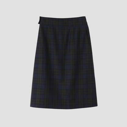 WOOL BLACKWATCH SKIRT