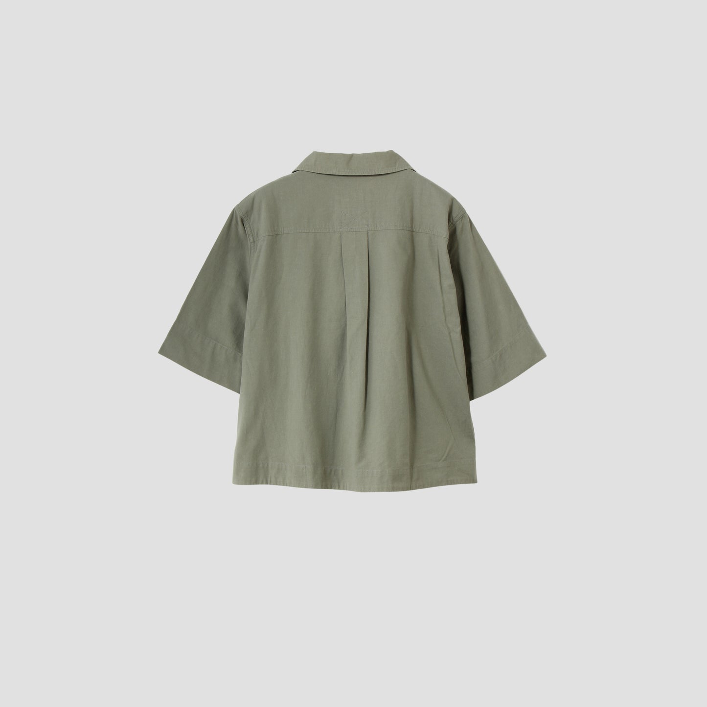 WORN COTTON PLAINWEAVE SHIRT