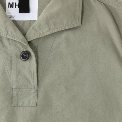 WORN COTTON PLAINWEAVE SHIRT