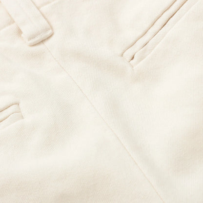 WASHED COTTON TWILL TROUSERS