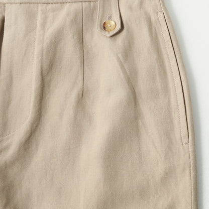 HIGH TWIST COTTON LINEN SKIRT