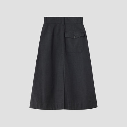 WOOL COTTON DRILL SKIRT