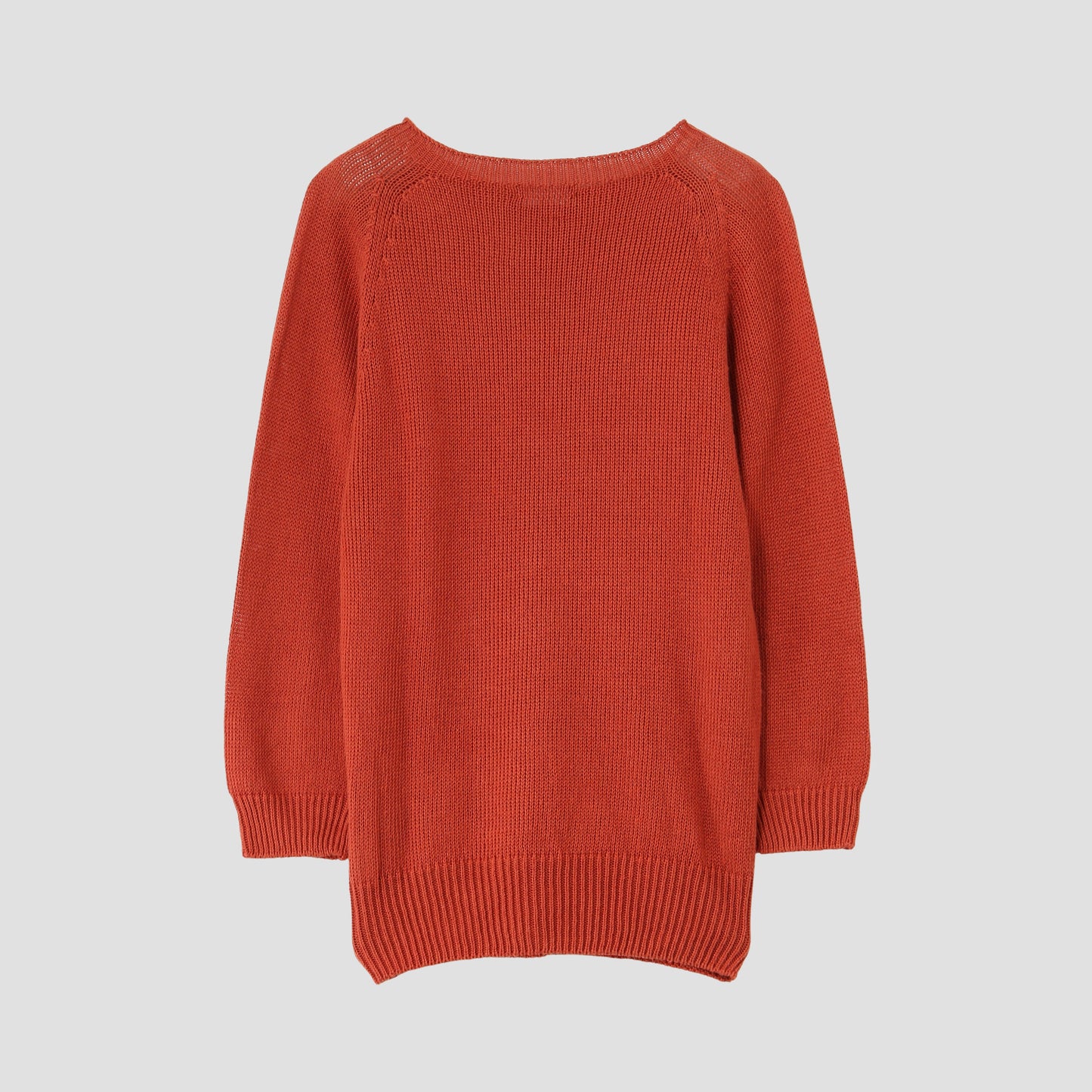 LINEN COTTON CREW NECK KNIT