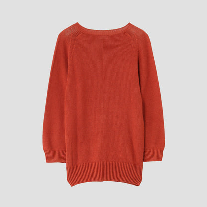 LINEN COTTON CREW NECK KNIT