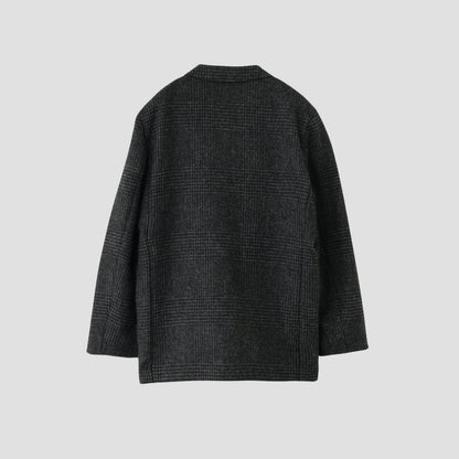 GLEN CHECK WOOL JACKET
