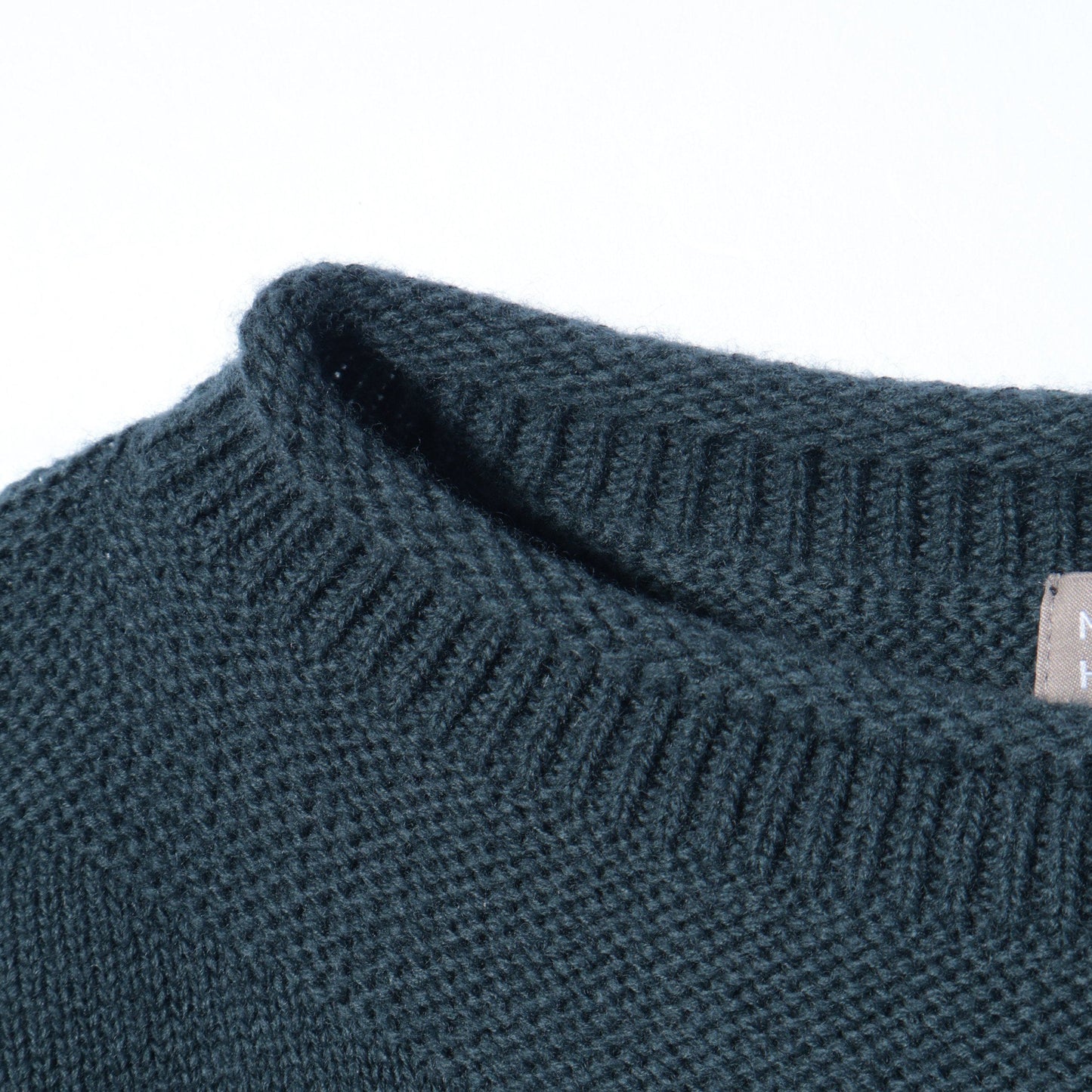 WOOL COTTON GUERNSEY KNIT