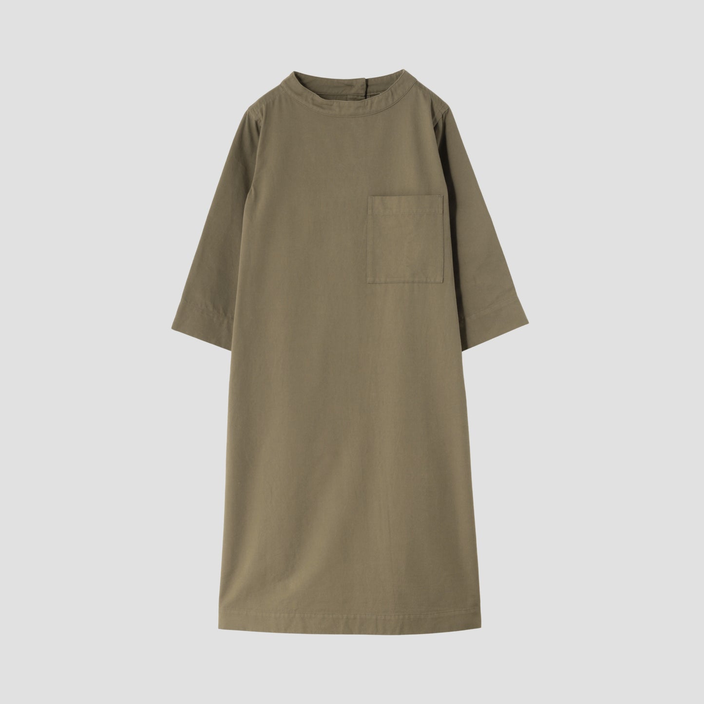COTTON WOOL TWILL DRESS