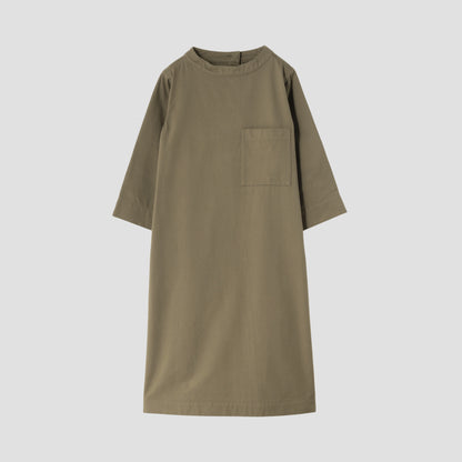 COTTON WOOL TWILL DRESS