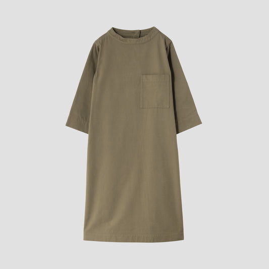COTTON WOOL TWILL DRESS