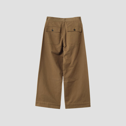 WASHED COTTON DRILL TROUSERS