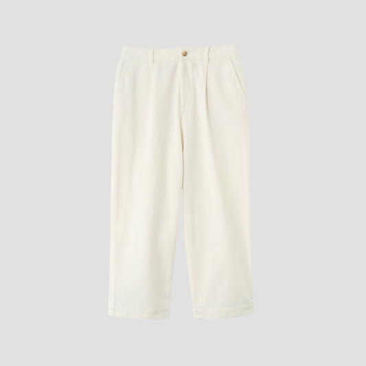 COTTON TWILL TROUSERS