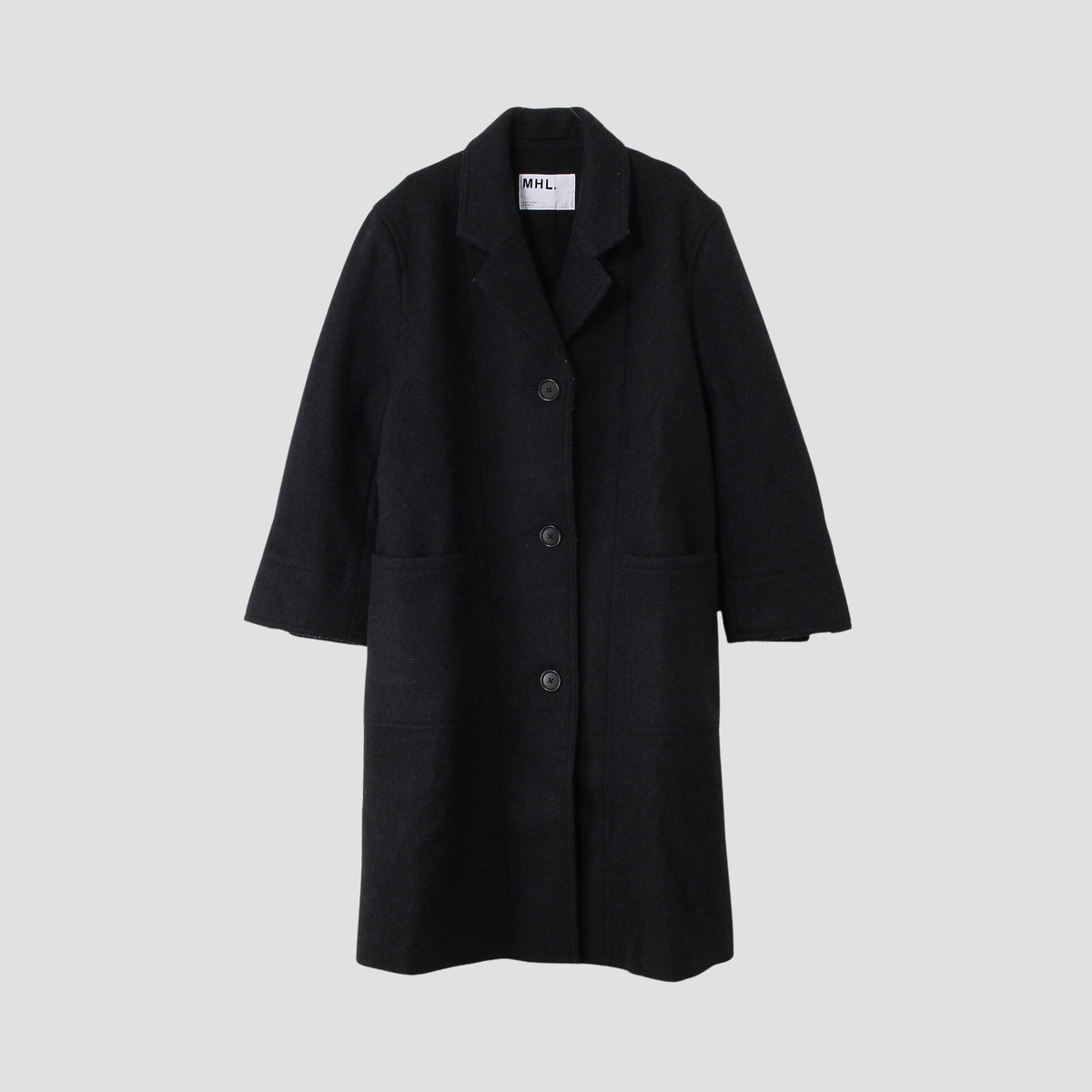 HEAVY WOOL MELTON COAT